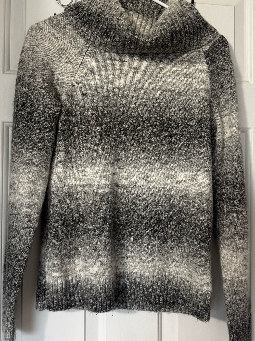 Columbia Gray Ombre Cowl Neck Sweater
